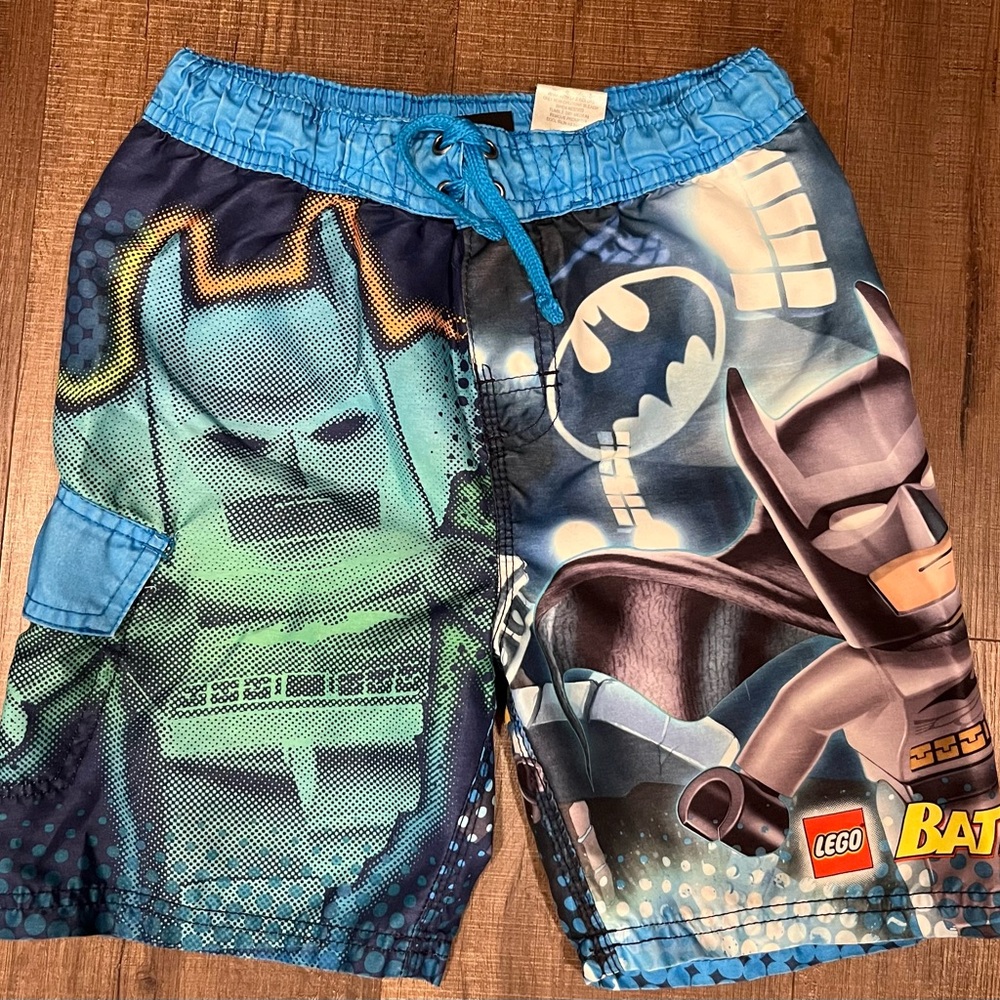 Lego Batman The Dark Knight Boys Swim Shorts, Size 4/5 (XS)
